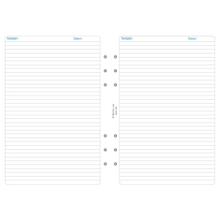 ZeitIno Notizpapier, A5, 50 Blatt farbig, gelb, Premium Qualit&auml;t f&uuml;r Ihren Organizer, Kalender